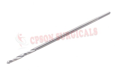 Drill bit 2.8mm length 130mm lot of 5pcs veterinary surgical instrument