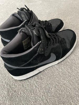 Nike SB Dunk Mid Pro Griptape Leather Skateboard Shoes Sneakers Black Nike | Shoes | Nike Dunk Mid Pro Sb Griptape Blacklight  main image 3