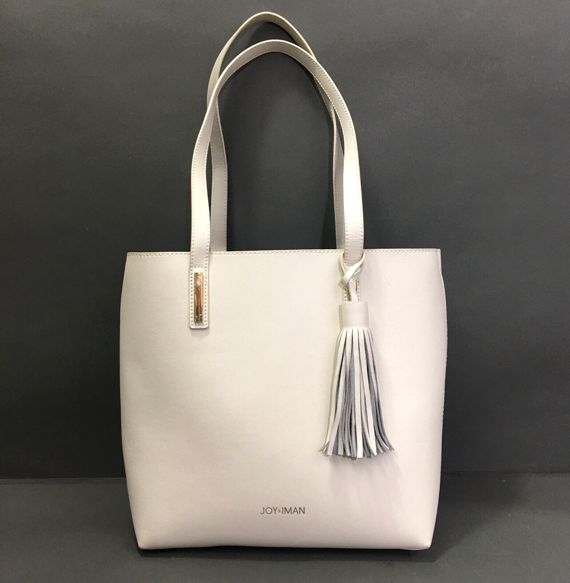 Leather Handbags Joy And Iman Bags JOY IMAN Tassel Chic Leather