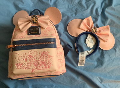 Disney Riviera Resort Loungefly Backpack & Minnie Ears  display picture 2