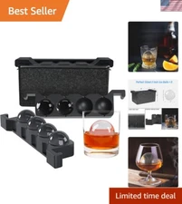 Elegant Ice Sphere Maker: 8 Crystal Clear Ice Balls for Entertaining Cocktails