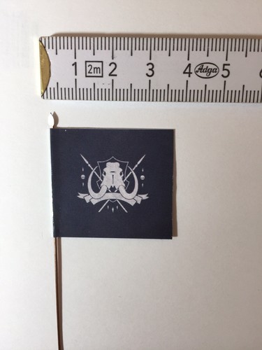 943) 1x 25mm 28mm Medieval GOT Game of Thrones Flag Banner Free Folk Wildlings
