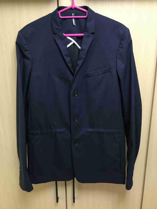 DIOR HOMME 363C266A2116 2013SS Drawcord Jacket 44 Navy Auth men 