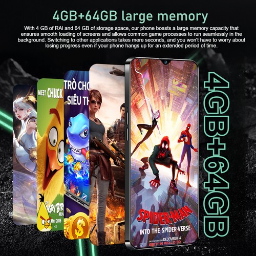 Pova 6 Pro Smartphone Android 6.5'' Unlocked 4+64GB 5000mAh 12+24MP Dual Camera - Picture 8 of 23