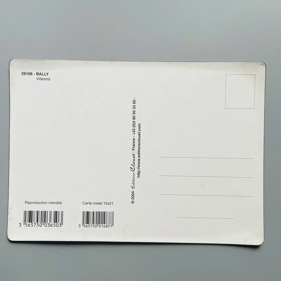 Carte postale lithographiée vintage publicitaire chaussures Bally - Photo 2/2