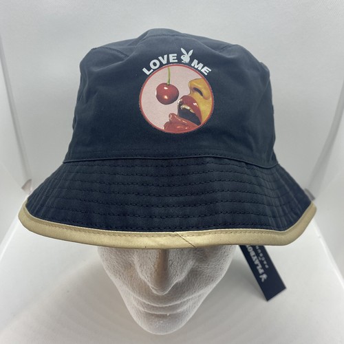Bunny Logo Bucket Hat Cotton Blend New 