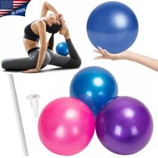 10inch Yoga Ball Exercise Anti Burst Fitness Balance Workout Stability With Pump