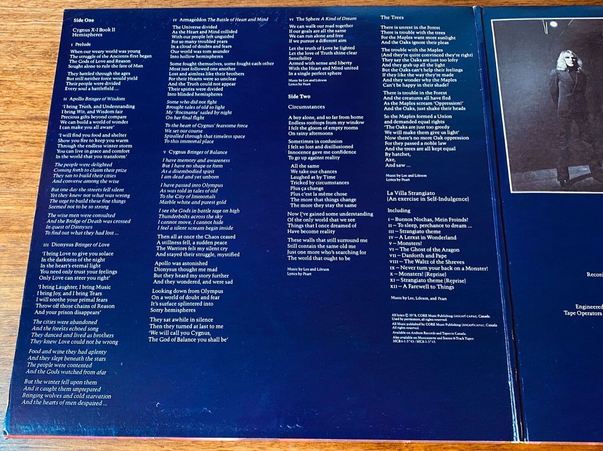 RUSH HEMISPHERES レコード LP ラッシュ RUSH HEMISPHERES レコード LP ラッシュ Rush - Hemispheres