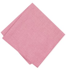 New Mens Bar III Beach Solid Red Pocket Square