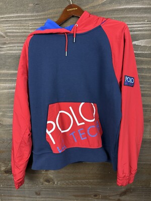 Polo Ralph Lauren Men's Newport Navy/Red POLO Hi-Tech Graphic