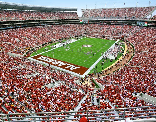 Alabama Crimson Tide Bryant-Denny Football Stadium Field 48x36-8x10 CHOICES - Picture 35 of 66