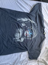 Vintage Native American Face T-Shirt Mens XL Fruit of The Loom Black Graphic