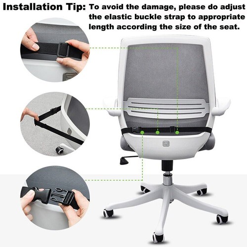Memory Foam Car Seat Cushion For Driving Pain Pressure Relief Driver Booster Pad - Picture 7 of 12