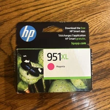 HP 951XL Magneta Printer Ink NEW Sealed Cartridge 951 XL Exp. Dec 2023 A1