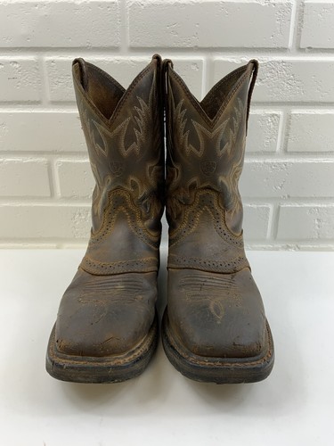Botas de Trabajo Ariat ASTM F2892-18 Cuero Marrón Superior Para Hombre Talla 8,5 D - Imagen 2 de 10