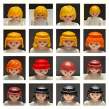 Playmobil Men Hair Floppy Pageboy Ragged Bun Shaggy Loose Bangs Straight Shaggy