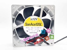 SANYO 9GL1212M101 DC12V 0.21A 12CM 3-Wire Inverter Mute Cooling Fan