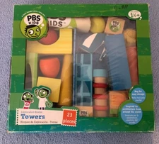 PBS Kids Exploration Blocks: Towers 2011 23 Pieces NEW