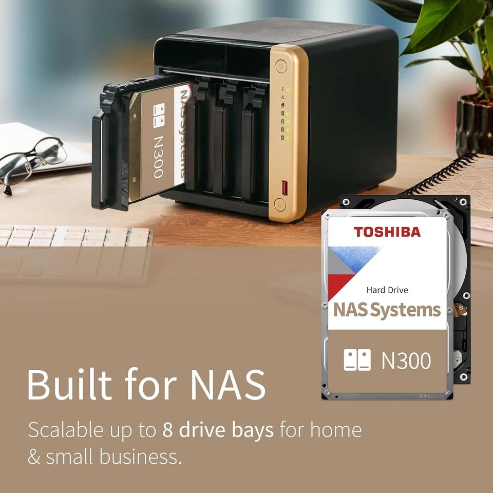 Toshiba N300 12TB NAS HDD 512MB Cache – Reliable Storage for RAID & NAS Systems - Image 4 of 4