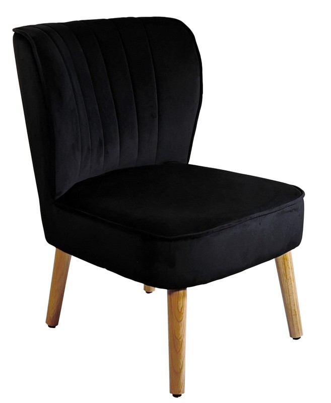 Velvet Accent Chair Bedroom chair Wood Legs grey, pink blue black lilac green