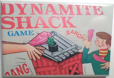 Dynamite Shack Board Game Box 2''x3'' MAGNET Refrigerator Locker Retro FREE SHIP