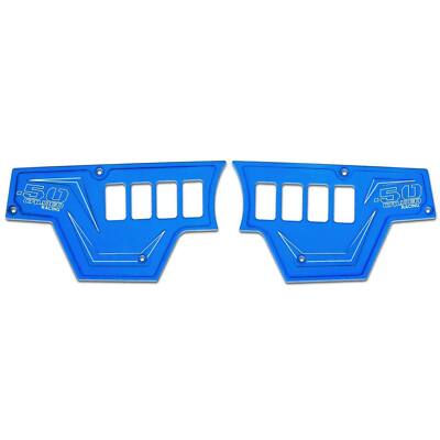 XP1000 Billet Rocker 8 Switch Dash Panel 2 Piece CNC RZR S 900 1000 Voodoo Blue