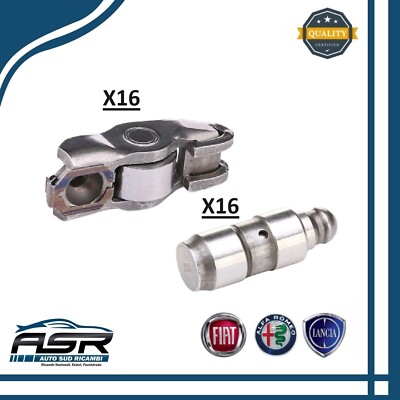 Set 16 Stößel + Hämmer Original Fiat Für Motoren 1.3 Mjt