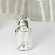Bulk Lot of 24 Miniature 1:12 Glass Corked Bottles