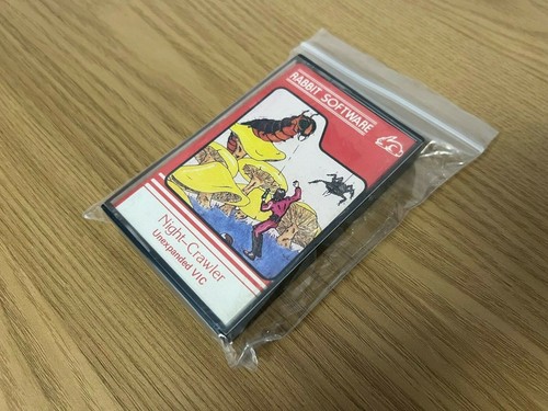 VIC-20 Rabbit Software Night Crawler Cassette - Working -👽👾Retro Gift Idea👾👽 - Afbeelding 12 van 12