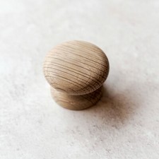 Perilla de armario de cocina de madera roble lijado manija de puerta de gabinete tirar de muebles Upcycle