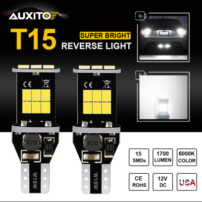 Lampadine LED W16W T15 Per Auto - 12V/24V, Bianco 6500K, Senza Errori CANBUS - Foto 8