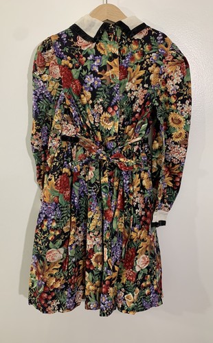 Vintage Dress Kids Bonnie Jean Cottage 90s 7/8 - Picture 4 of 11