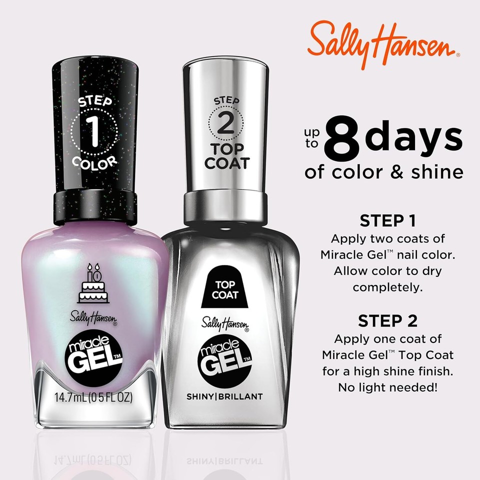 Sally Hansen Miracle Gel® Nail Polish Party Collection, Affairy to