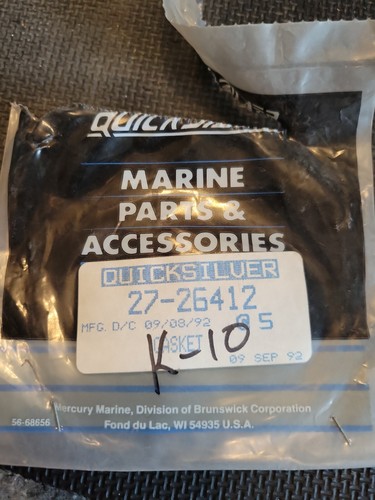 Mercury Quicksilver Gasket (lot of 4) Part # 27-26412