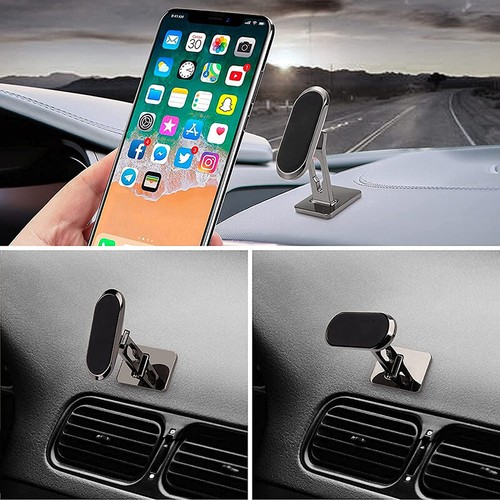 360° Magnetic Car Mobile Phone Holder Stand Mount For iPhone Samsung Universal - Picture 4 of 16