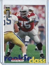 1997 Upper Deck Collector's Choice Orlando Pace Rookie Card #1 🏈🔥HOF'er🔥🏈