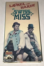 Laurel and Hardy VHS Movie Video Swiss Miss The Nostalgia Merchant Vintage