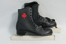 Canadian Flyer Figure Skates Black Men's Size 6 Vintage