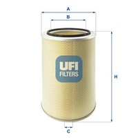 UFI Luftfilter 27.468.00 Filtereinsatz