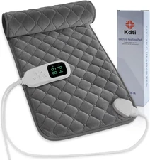 Electric Throw - XL Electric Heating Pad for Back Pain & Cramps Relief, Birthday