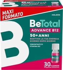 BE-TOTAL ADVANCE B12 50 ANNI, - 30 FLACONCINI - INTEGRATORE VITAMINA B12