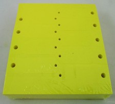Self-Locking Key Tags, 4 1/2" X 3/4", 1,000 per Pack, Yellow