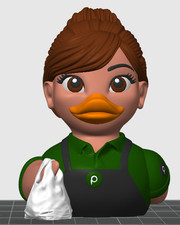 Worker Duck Female Publix Duck Jeep Duck