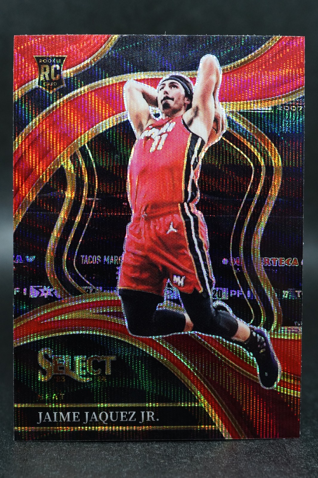 2023-24 Panini Select Courtside Red Wave Prizm Jaime Jaquez Jr Rookie #300 RARE