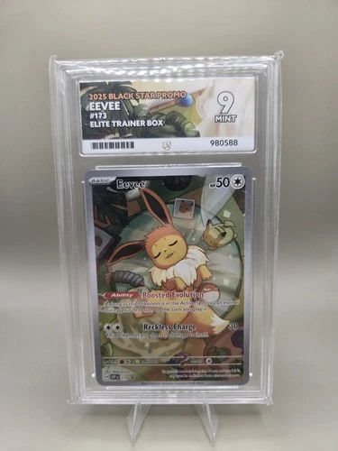 Eevee Black Star Promo 173 Prismatic Evolutions Graded ACE MINT 9