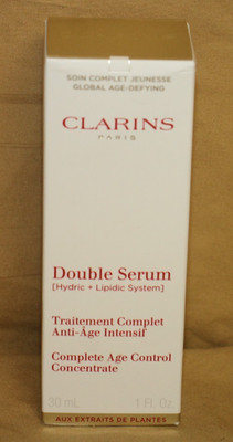 NIB - Clarins Double Serum / Hydric+Lipidic System 1 FL. OZ./30ml
