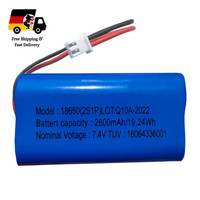 Lithium-Ionen Akku 7,4V 2600 Mah 2S1P