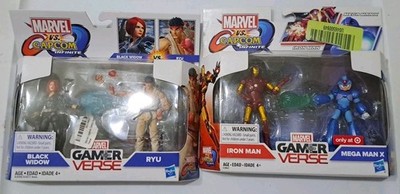Iron Man Vs Mega Man X & black Widow Vs Ryu  Marvel Vs Capcom Infinite  Action 