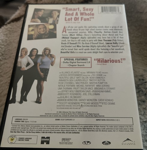 Beautiful Girls (DVD, 1999) - Picture 2 of 2