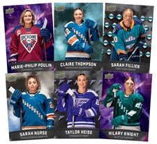2025-26 Upper Deck PWHL Showcase Complete 18 Card Base Set Physical Cards